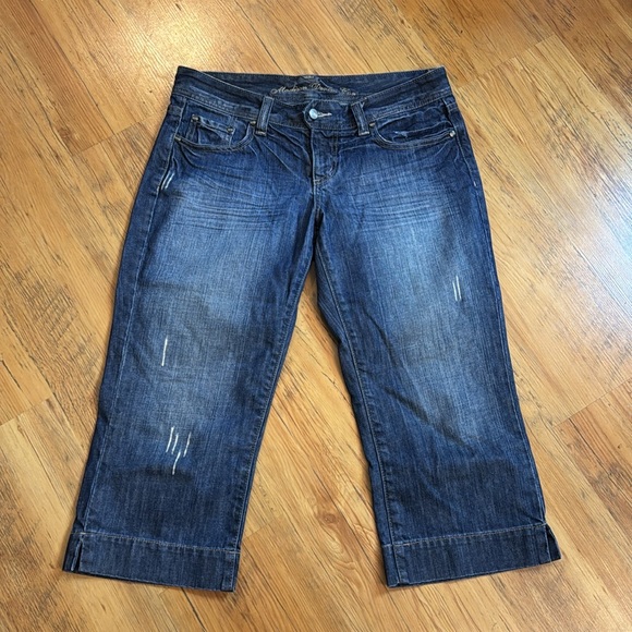 Madison Denim Capri Jeans  Low Rise Wmns Sz 7/8 - Picture 1 of 11